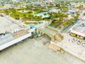 Main Street beach access Daytona after Hurricane Nicole