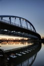 Main Street Bridge at Dusk Royalty Free Stock Photo