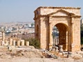 Main street cardo in Jerash, Jordan