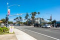 The main street in Carlsbad, California