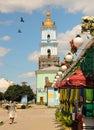 The main street of the city