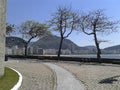 Main Street in Copacabana Fort Museum Rio de Janeiro Brazil.