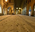 Main street in downtown called CORSO PALLADIO of Vicenza City in