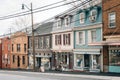 Main Street in downtown Old Ellicott City, Maryland Royalty Free Stock Photo