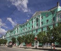 Main street in Dzerzhinsk. Russia