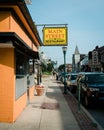 Main Street Family Restaurant vintage sign, Northampton, Pennsylvania Royalty Free Stock Photo