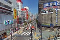 The main street in Ginza - Tokyo Royalty Free Stock Photo