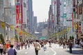 The main street in Ginza - Tokyo Royalty Free Stock Photo