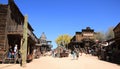 Main Street of Goldfield Ghost Town - Arizona, USA Royalty Free Stock Photo