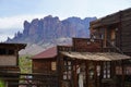 Main Street of Goldfield Ghost Town - Arizona, USA Royalty Free Stock Photo