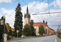Main Street (Hlavna ulica) in Presov. Slovakia Royalty Free Stock Photo