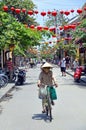 The Main Street of Hoi An, Vietnam.