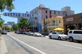 Main street leading visitors into and out of Little Italy, San Diego, California, 2016 Royalty Free Stock Photo