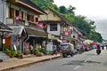 The main street in Luang Prabang, Laos