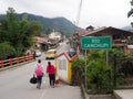 Main Street, Mindo, Ecuador.