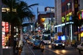 Main street, Naha City, Okinawa Royalty Free Stock Photo