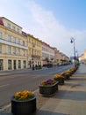 Main street (Novy Swiat), Warsaw Royalty Free Stock Photo