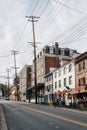 Main Street, in Old Ellicott City, Maryland Royalty Free Stock Photo