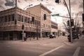 Main Street in Old Town Pocatello, ID Royalty Free Stock Photo