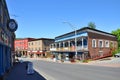 Main Street, Saranac Lake, New York, USA Royalty Free Stock Photo