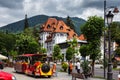 Main street of Sinaia