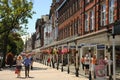 Main street Southport floral town Merseyside.