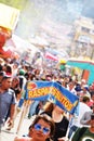 MAIN STREET TEPOZTLAN`S CARNIVAL, MEXICO