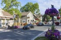 Main street in Unionville, Markham, Markham, Ontario, Canada Royalty Free Stock Photo