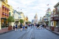 Main Street USA, Disney World, Magic Kingdom Royalty Free Stock Photo