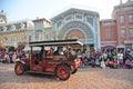 Main Street vehicles of hong kong Disney Royalty Free Stock Photo