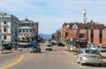 Main Street view in Burlington Vermont USA