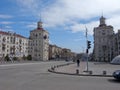 Main Street, Zaporozhye, UA Royalty Free Stock Photo