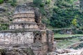 The main Stupa of the Tokar dara archaeology in the Najigram valley