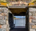 The main symbol of Suomenlinna - Kuninkaanportti King`s Gate - the principal entrance to the fortress