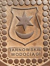 The Main Synbol of TarnÃÂ³w A star and moon in the Old Town of TarnÃÂ³w, Poland - POLSKA -