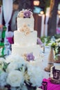 The main table on wedding - Wedding Cake