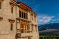 Main terrace of Shey Palace Leh Ladakh, ,Jammu and Kashmir , India Royalty Free Stock Photo