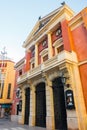 Main theatre Teatro Principal front facade, Castellon, Spain