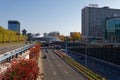 The main thoroughfare in downtown Katowice