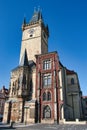 Old tawn hall in Prague, Czech republic. Royalty Free Stock Photo