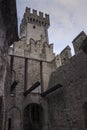 The towers of the castle of Sirmione.