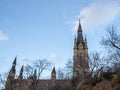 Main tower of the West block of the Parliament of Canada, in the Canadian Parliamentary complex of Ottawa, Ontario. Royalty Free Stock Photo