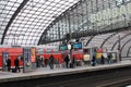 The main train station in Berlin, Germany Royalty Free Stock Photo
