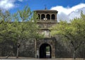 Main view of the access to the Citadel, Pamplona-Spain