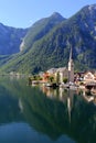 cozy Austrian town on the shores of Lake Hallstatt