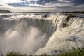 Main view of the DevilÃÂ´s Throat (Garganta del Diablo) from the argentinian side of IguazÃÂº Falls, in South AmÃÂ©rica.