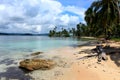 Main view of Pelicano beach in Panama.