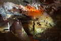 Main view of Soplao Cave Royalty Free Stock Photo