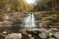 Main waterfall at Kent Falls State Park in western Connecticut.