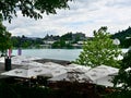 Main Waterfront Area of Lake Bled in Summer